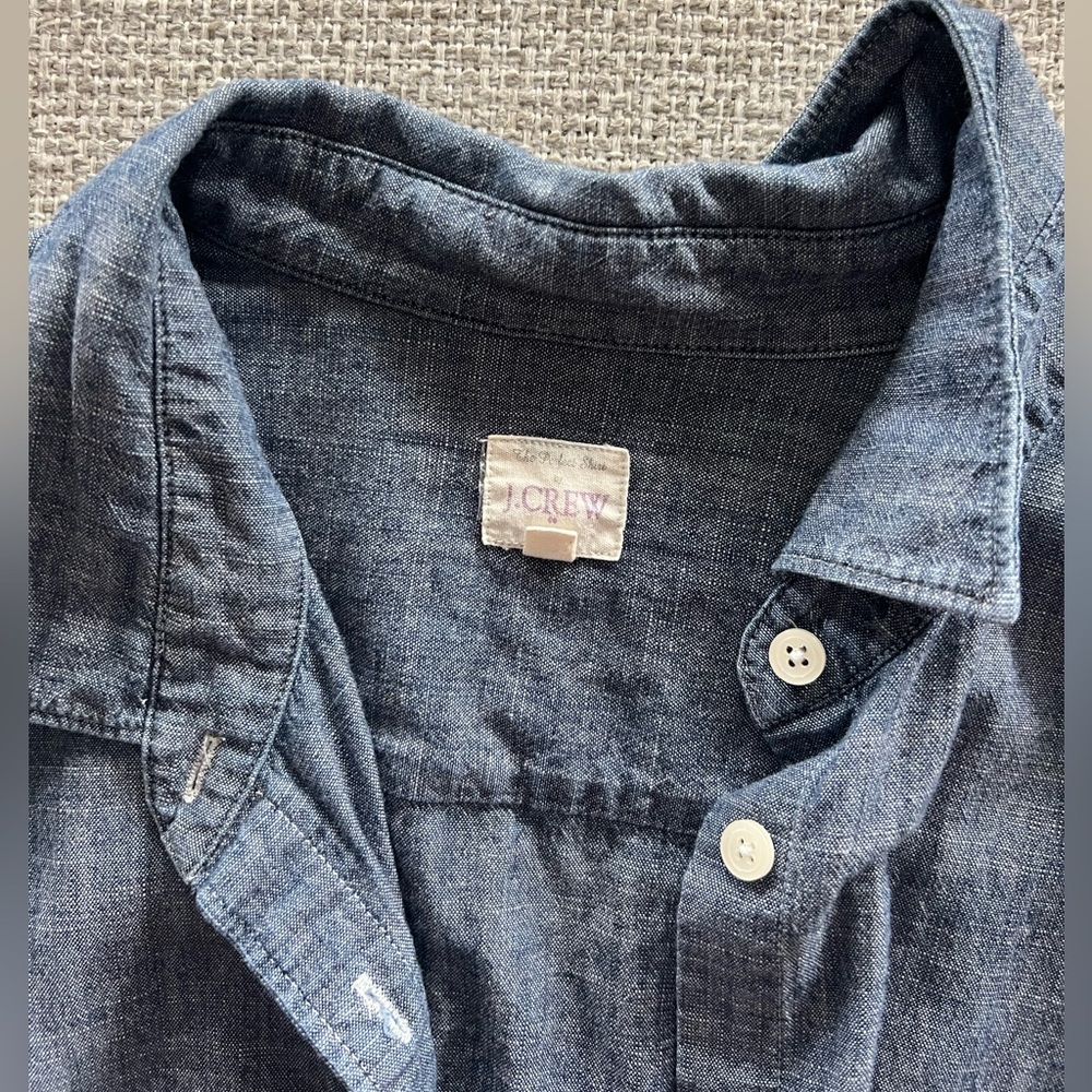 J Crew medium denim shirt